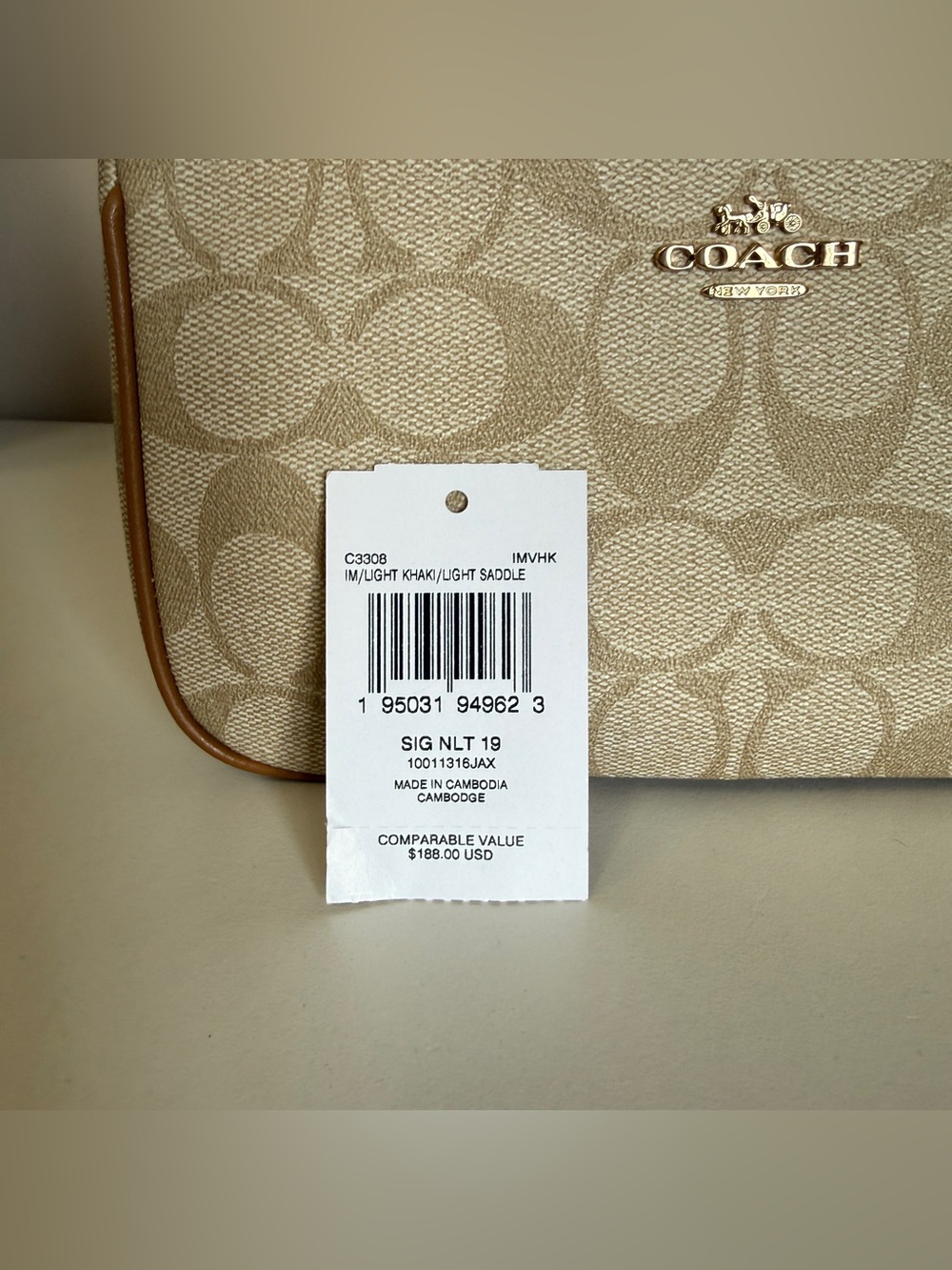 Coach C3308 SIG NLT 19 - Picture 4 of 9